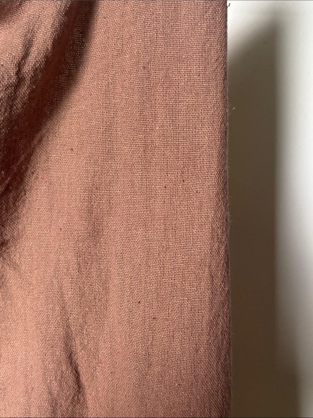 Vintage Cotton Gauze Brown Mini Halter or Tube Dress - Picture 9 of 11